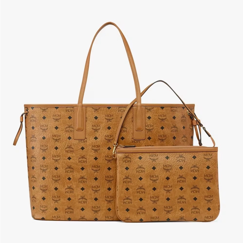 MCM Large Reversible Liz  Visetos Tote